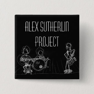 Macaron Carré 5 Cm Bouton d'asp