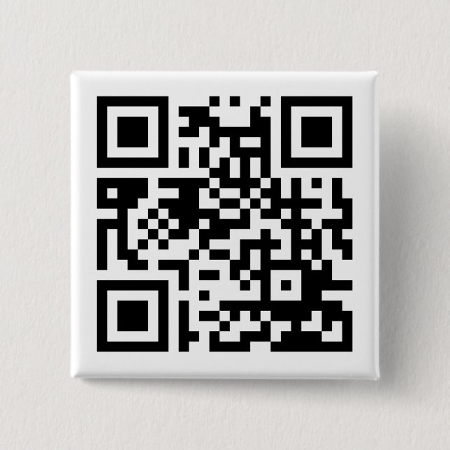 Macaron Carré 5 Cm Bouton de "AlongThoseLines.com" (Devant)