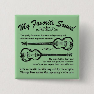 Macaron Carré 5 Cm Bouton de BEATLEBASS