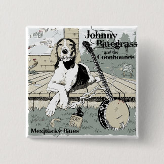 Macaron Carré 5 Cm Bouton de bleus de Mexitucky