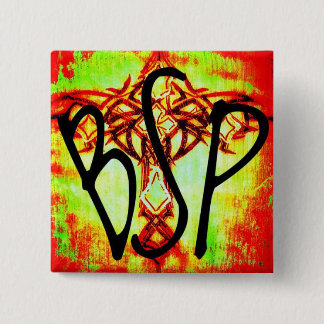 Macaron Carré 5 Cm bouton de bsp