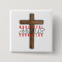 Bouton de conseiller de Jésus
