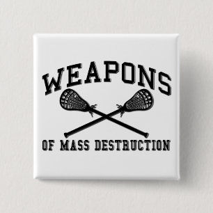 Macaron Carré 5 Cm Bouton de crosse Armes de destruction massive