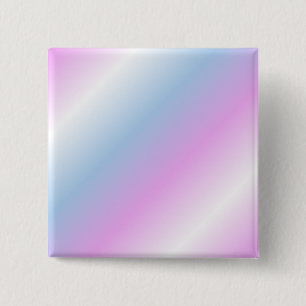 Macaron Carré 5 Cm Bouton de drapeau d'Intersex - gradient