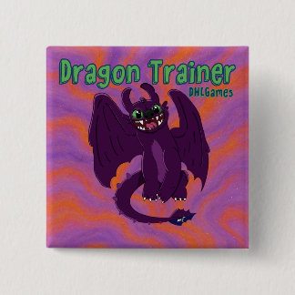 Macaron Carré 5 Cm Bouton de dresseur de dragon