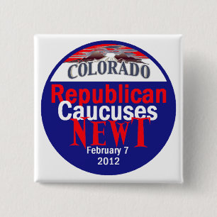 Macaron Carré 5 Cm Bouton de Gingrich le Colorado
