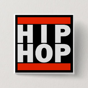 Macaron Carré 5 Cm Bouton de HIP HOP