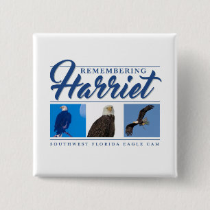 Macaron Carré 5 Cm Bouton de jambe d'aigle Harriet SWFL