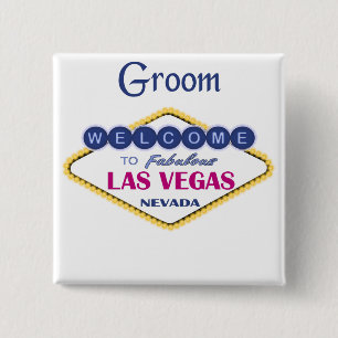 Macaron Carré 5 Cm Bouton de la chambre de Las Vegas