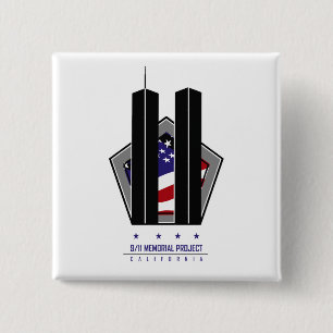 Macaron Carré 5 Cm Bouton de logo