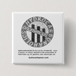 Macaron Carré 5 Cm Bouton de logo/citation