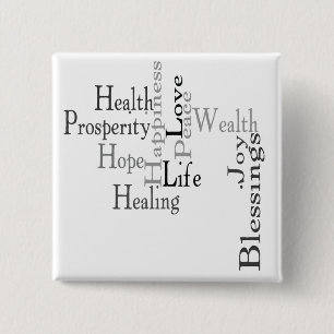 Macaron Carré 5 Cm Bouton de motivation 4