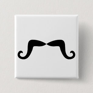 Macaron Carré 5 Cm Bouton de moustache