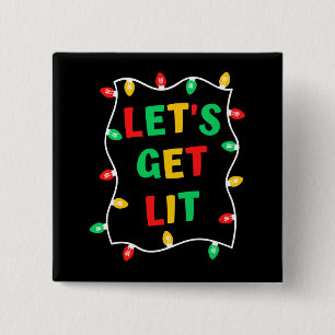 Macaron Carré 5 Cm Bouton de Noël Fantaisie