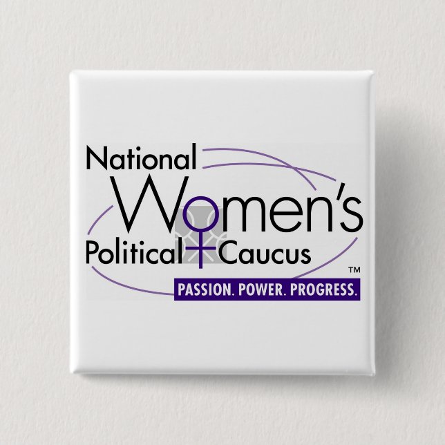 Macaron Carré 5 Cm Bouton de NWPC (Devant)