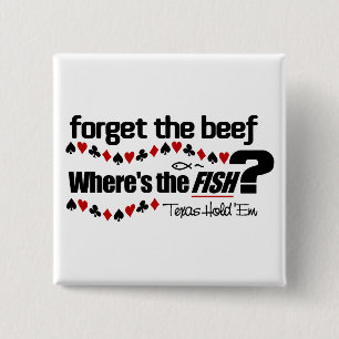 Macaron Carré 5 Cm Bouton de poissons de tisonnier