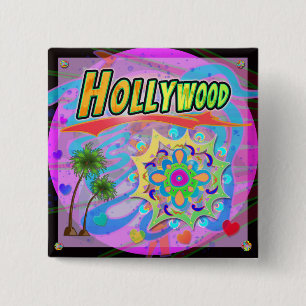Macaron Carré 5 Cm Bouton de progression Hollywood True