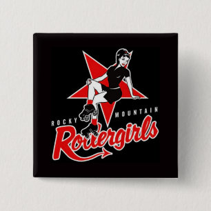 Macaron Carré 5 Cm Bouton de RMRG