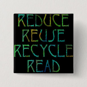 Macaron Carré 5 Cm Bouton de Rs du vert quatre