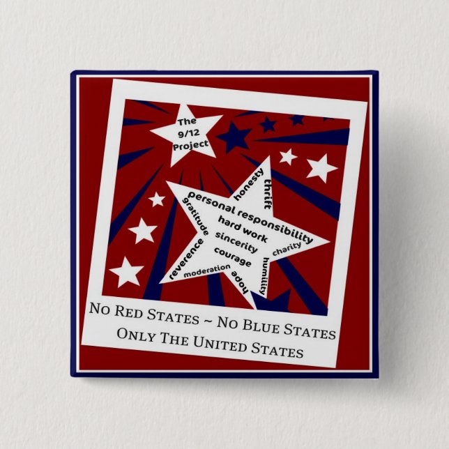 Macaron Carré 5 Cm Bouton de soutien de 912 projets (Devant)