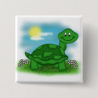 Macaron Carré 5 Cm Bouton de tortue