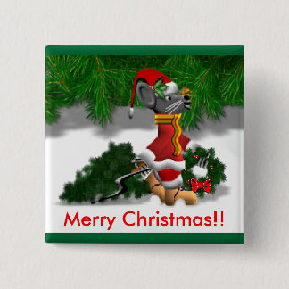 Macaron Carré 5 Cm bouton de treeMouse