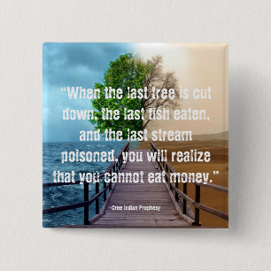 Macaron Carré 5 Cm Bouton d'environnement