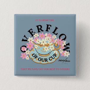 Macaron Carré 5 Cm Bouton DÉPASSEMENT par Adiela Akoo