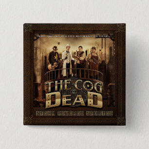 Macaron Carré 5 Cm Bouton d'histoires actionné par vapeur