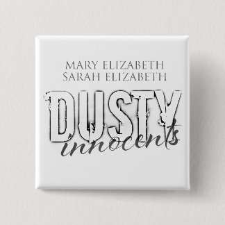 Macaron Carré 5 Cm Bouton d'innocents