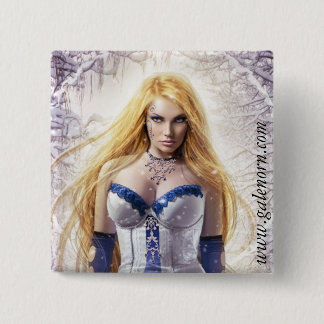 Macaron Carré 5 Cm Bouton d'iris