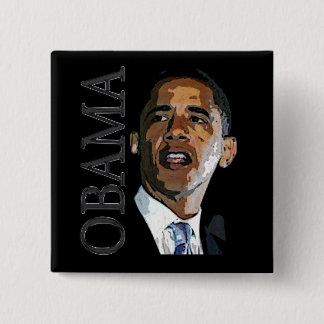 Macaron Carré 5 Cm Bouton d'Obama