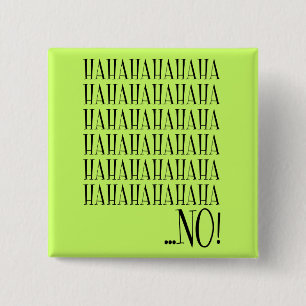 Macaron Carré 5 Cm Bouton drôle pas drôle