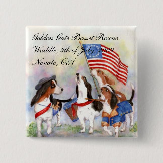 Macaron Carré 5 Cm Bouton du dandinement 2009