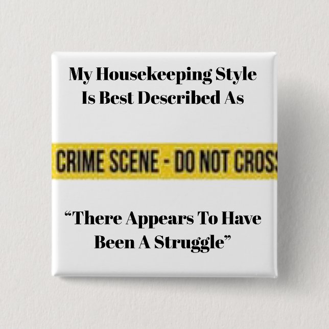 Macaron Carré 5 Cm Bouton Entretien (Devant)