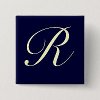 Bouton fait sur commande de monogramme