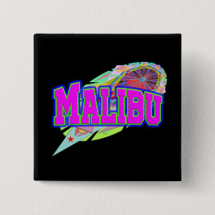 Macaron Carré 5 Cm Bouton Futur Malibu