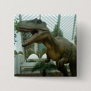 Macaron Carré 5 Cm Bouton Giganotosaurus Dinosaur
