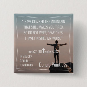 Macaron Carré 5 Cm Bouton Lifeworks 002