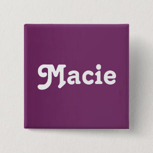 Macaron Carré 5 Cm Bouton Macie