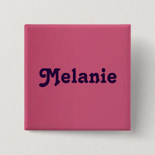 Macaron Carré 5 Cm Bouton Mélanie