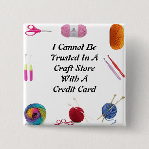 Macaron Carré 5 Cm Bouton Ne Peut Pas Être Approuvé