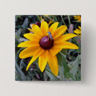 Macaron Carré 5 Cm Bouton Noir-Eyed de Susan