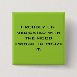 Macaron Carré 5 Cm Bouton non médical