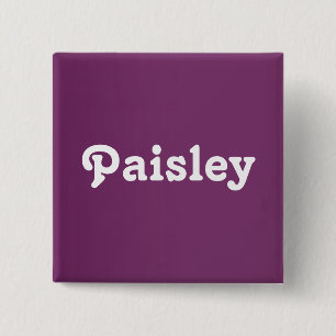 Macaron Carré 5 Cm Bouton Paisley