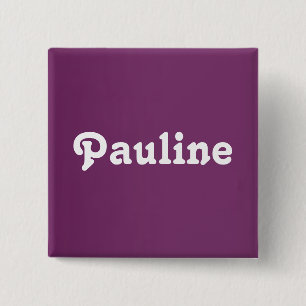 Macaron Carré 5 Cm Bouton Pauline
