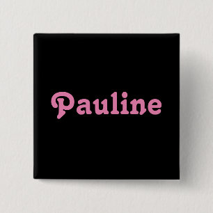 Macaron Carré 5 Cm Bouton Pauline