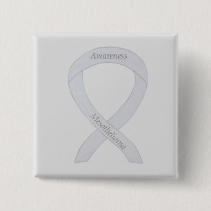 Macaron Carré 5 Cm Bouton personnalisé du ruban de sensibilisation Me