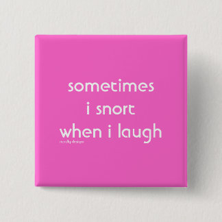 Macaron Carré 5 Cm bouton rire rond