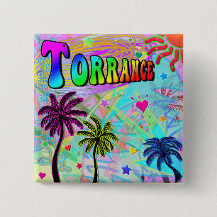 Macaron Carré 5 Cm Bouton Romance Vivid de Torrance